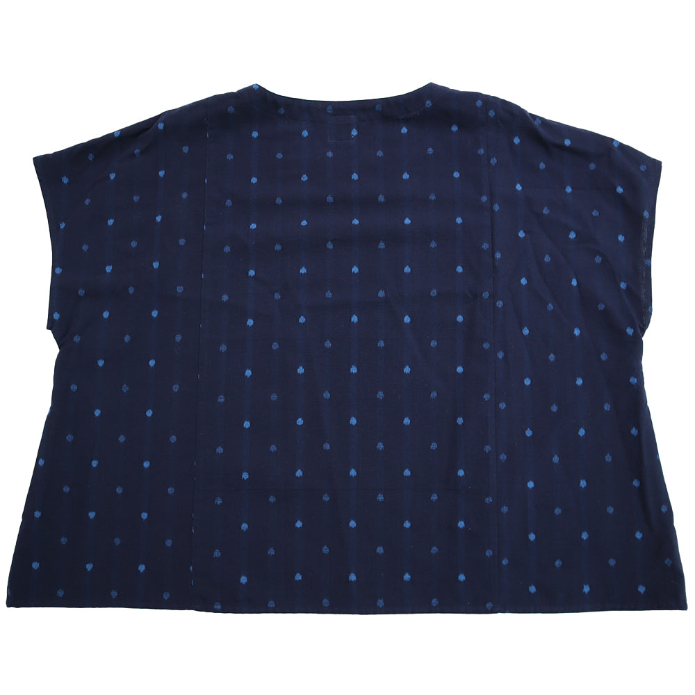 【予約商品】ギエモン 久留米絣 ブラウス　Y5180  日本製【2026ss】