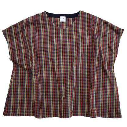 【予約商品】ギエモン 久留米絣 ブラウス　Y5180  日本製【2026ss】