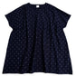 【予約商品】ギエモン  久留米絣 あっぱっぱ  ワンピース　Y2052-2  日本製【2026ss】