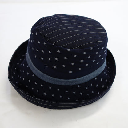 【予約商品】儀右ヱ門 久留米絣  帽子　BS-0029  日本製【2026ss】