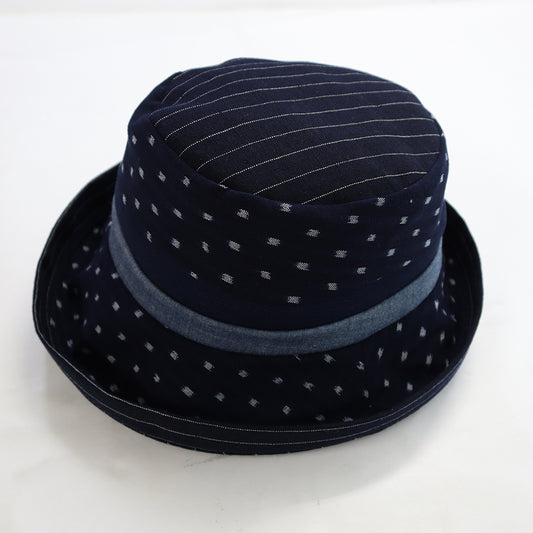 【予約商品】儀右ヱ門 久留米絣  帽子　BS-0029  日本製【2026ss】