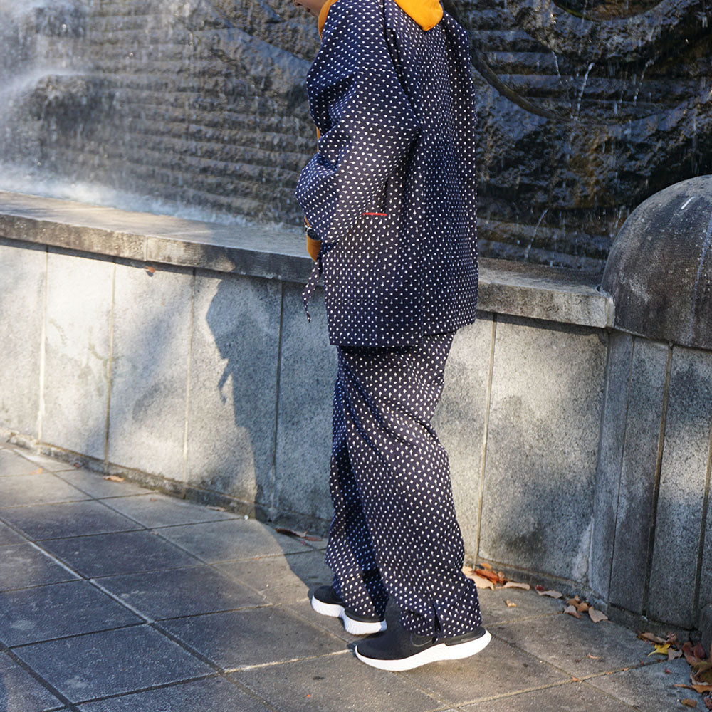 儀右ヱ門　ギエモン ぎえもん 婦人用 久留米ドビー織作務衣 R3005 レディースサイズ 日本製